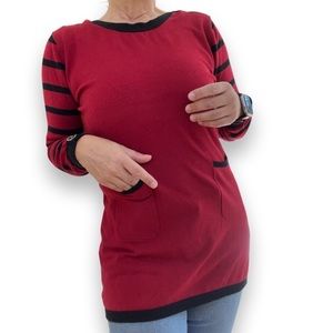 Red and Black Sweater